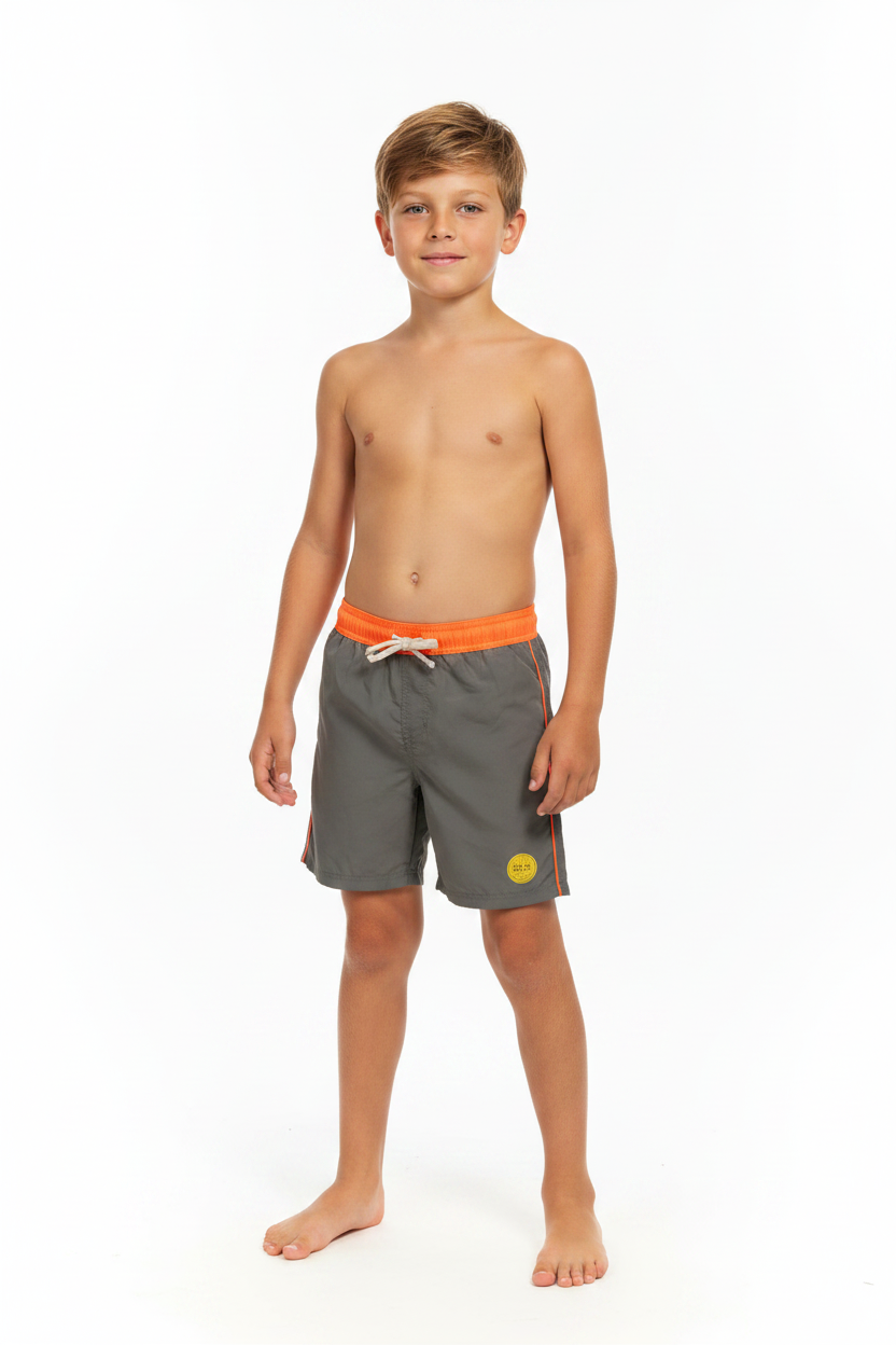 Calzoneta Short traje de baño Cat & Jack gris niño promo 4x1000