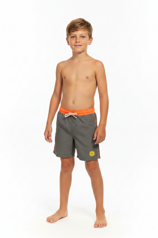 Calzoneta Short traje de baño Cat & Jack gris niño promo 4x1000