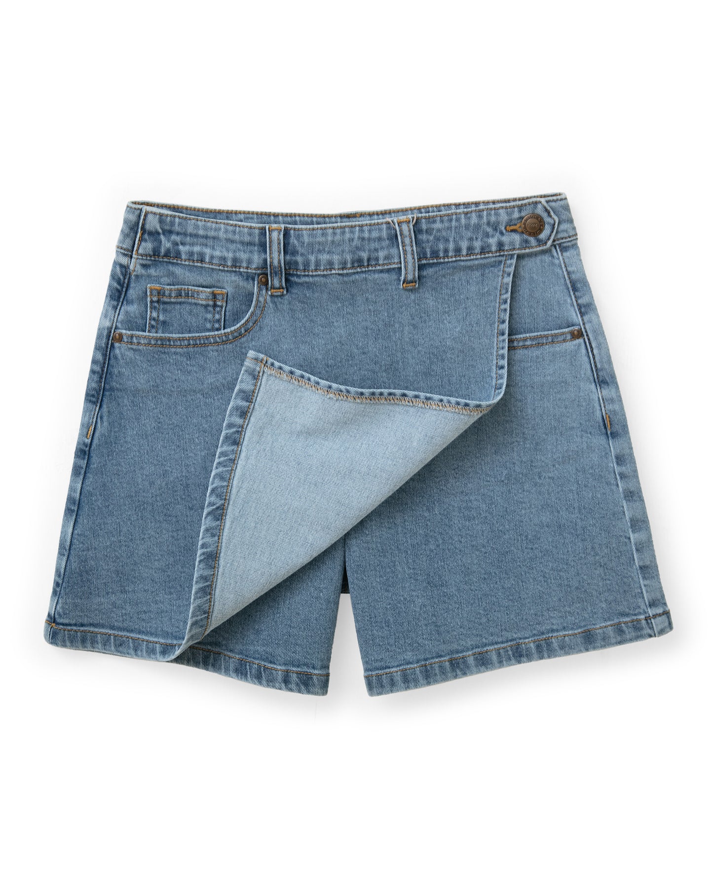 Falda short azul jeans niña St Jacks 2410022802