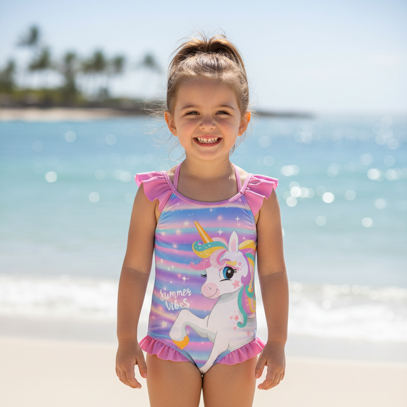 Traje de baño niña Unicorn Magic St Jacks 2430011201