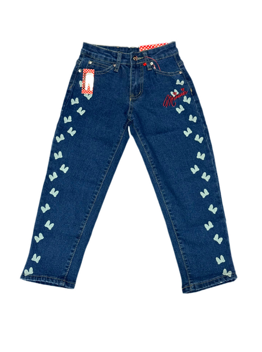 Pantalon jeans azul oscuro niña minnie Disney MM-2516