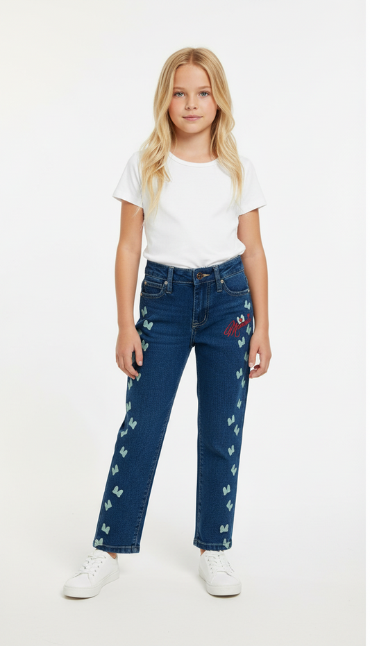Pantalon jeans azul oscuro niña minnie Disney MM-2516