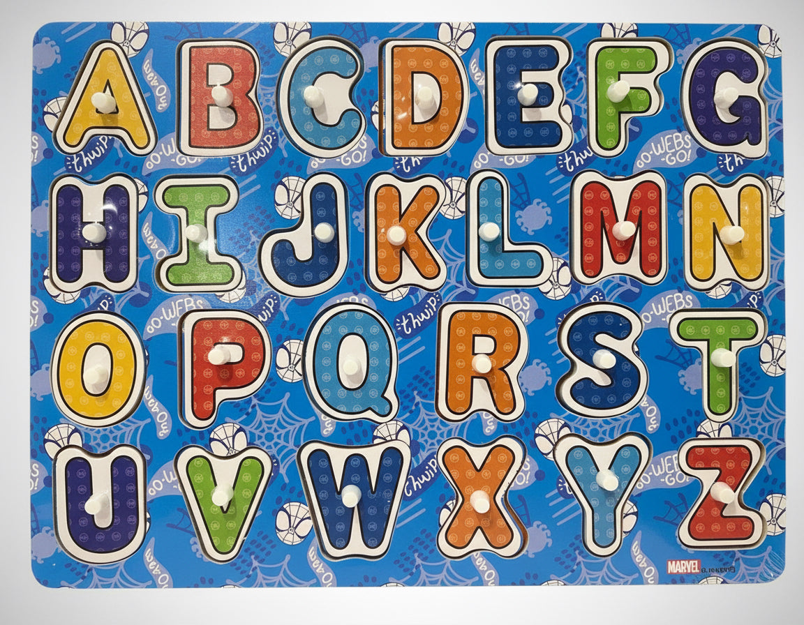 Juguete numeros/abecedario spiderman MT-SPY-WPNA niño niña