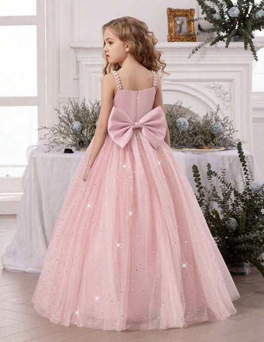 Vestido rosado gala eventos