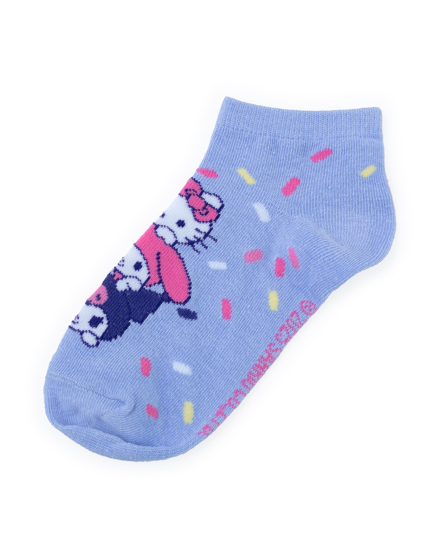Set paquete 3 Calcetines azul, blanco, morado Hello Kitty & Friends niña St Jacks 2700014601 promo 3x1000