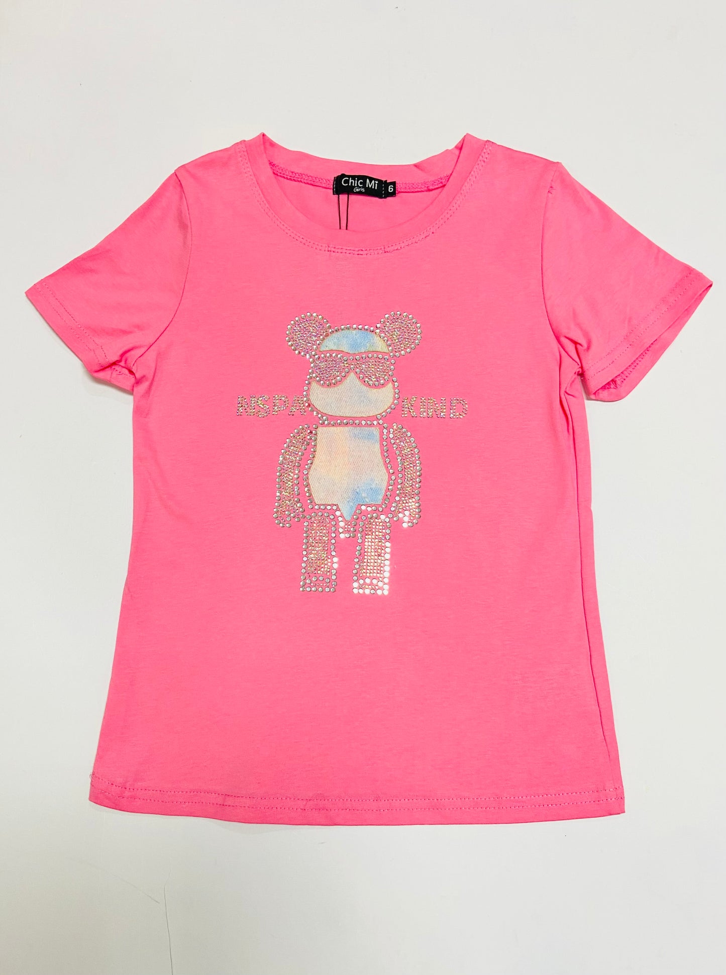 Camisa rosada oso niña Chic mi CTG1253-58
