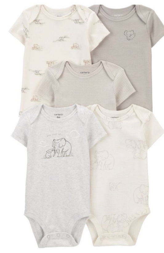 Set 5 mamelucos Carter's bebe niño