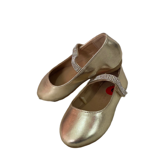 Zapatillas doradas niña
