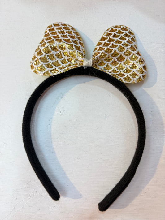 Diadema Vincha Minnie dorada