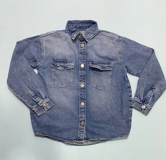 Camisa  jeans azul Primark niña 724095884 formal feria