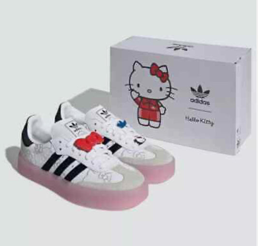 Tenis Adidas Samba Hello Kitty blanco adulto mujer