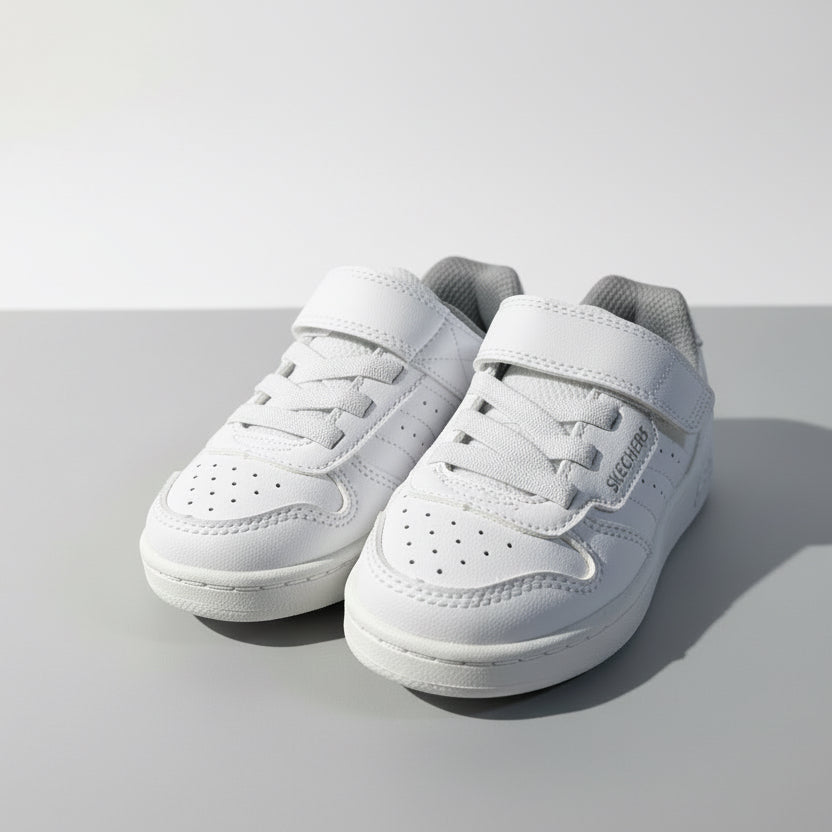Tenis blancos unisex niña niño Skechers 405638N