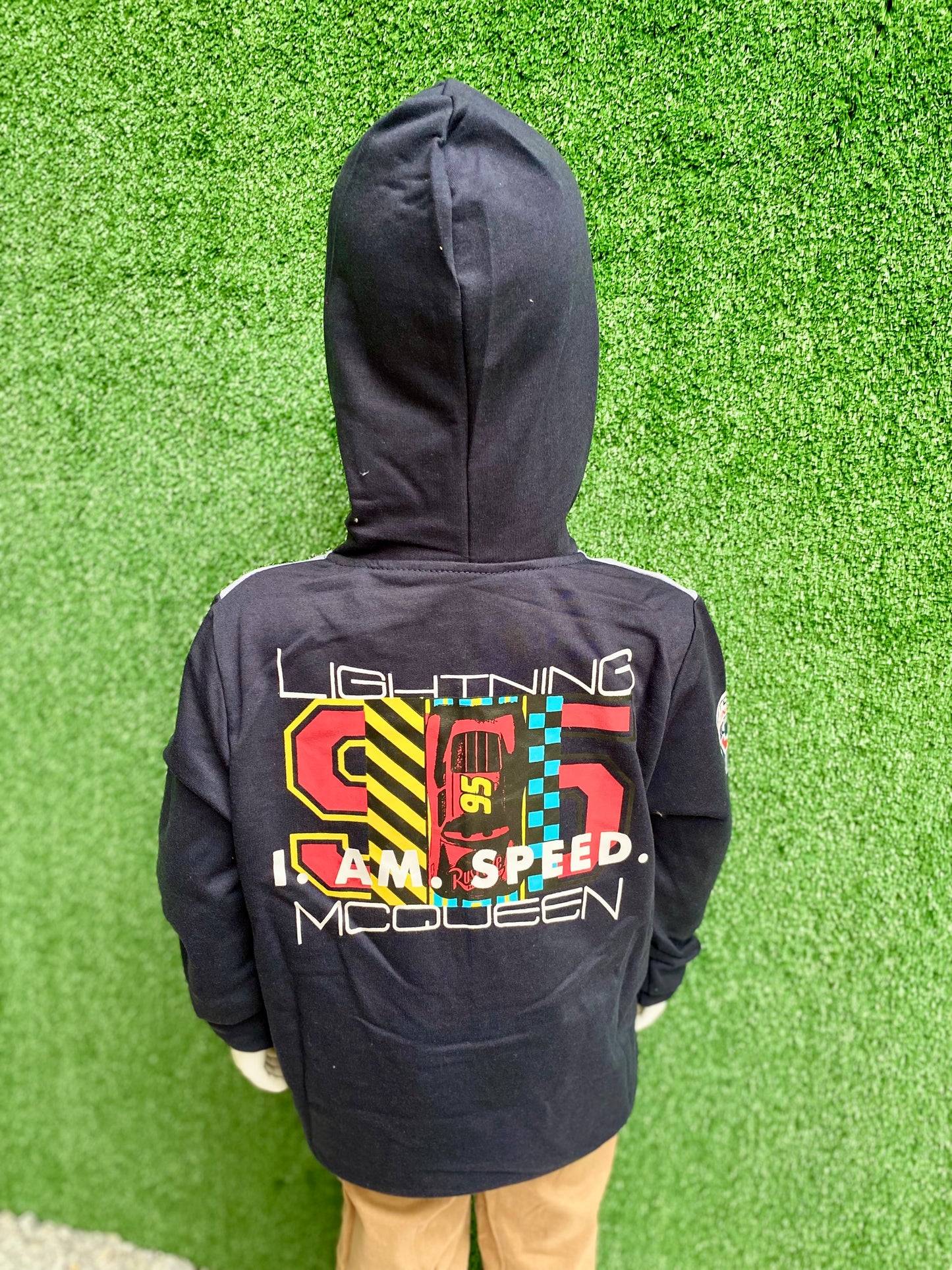 Sueter negro hoodie sudadera cars niño A1-C3-172N 545490 promo
