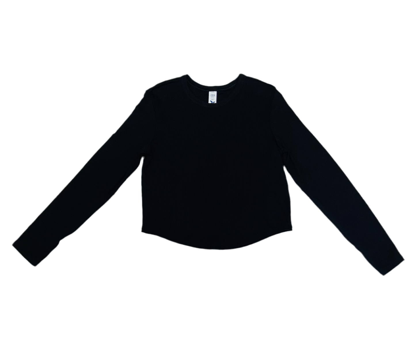 Camisa negra niña manga larga  Old navy
