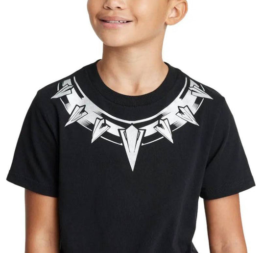 Camisa negra Marvel pantera negra niño