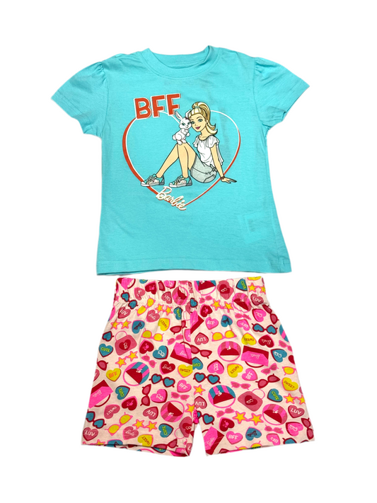 Pijama azul cielo niña Barbie Disney BA-89974
