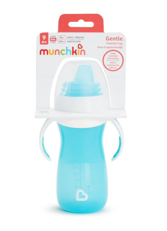 Vaso antiderrame azul celeste  munchkin bebe