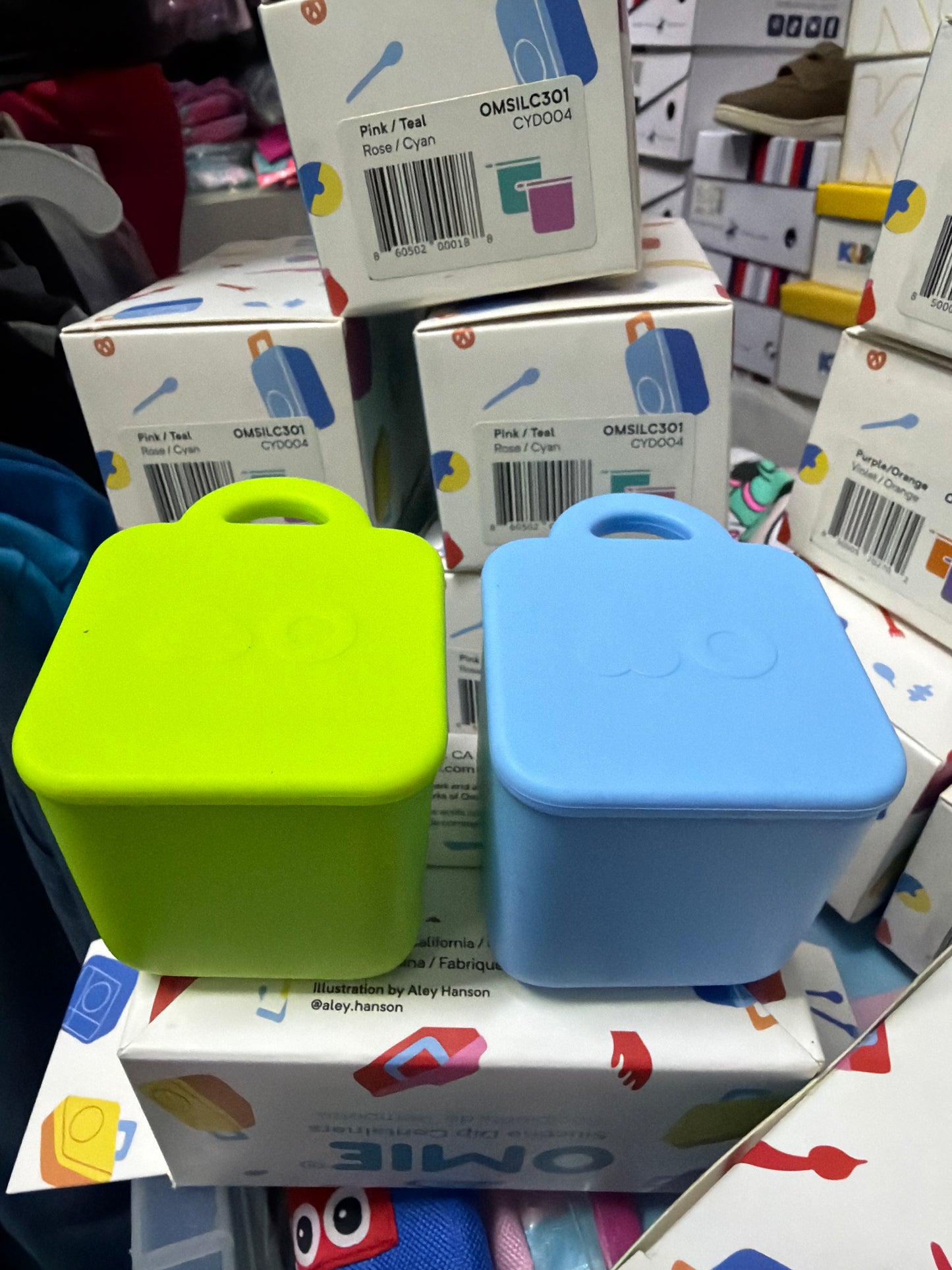Recipiente Silicon Omie Set 2 118ml/4onz