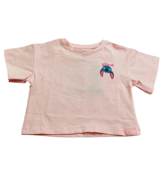 Camisa para niña rosada Stitch D1-STI-118B