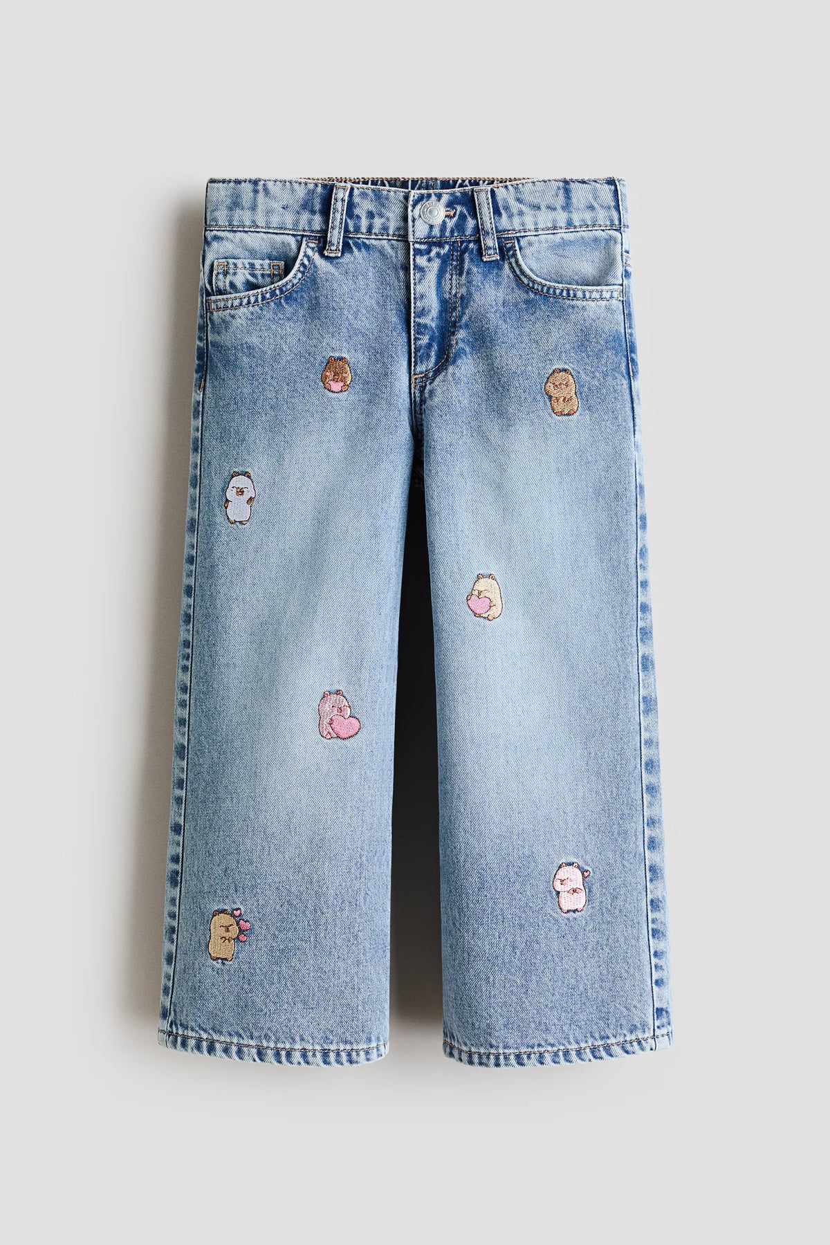 Pantalon jeans azul Capibara niña H&M 1296171014
