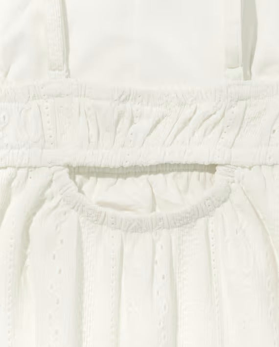 Vestido childrens place niña blanco blonda sugar 81366512
