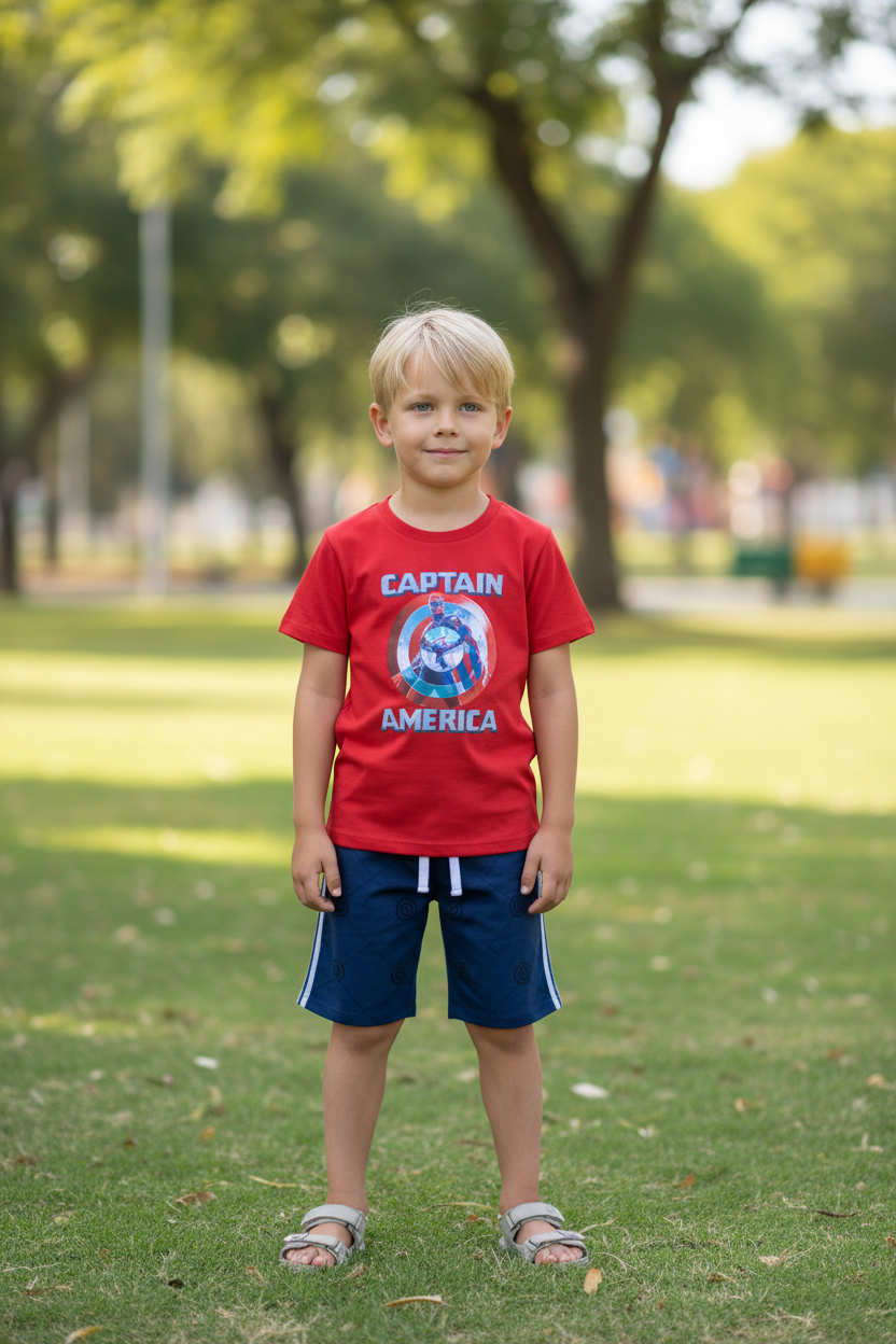 Set Conjunto capitán américa St Jacks niño 3000174701 promo