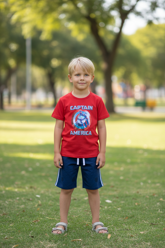 Set Conjunto capitán américa St Jacks niño 3000174701 promo
