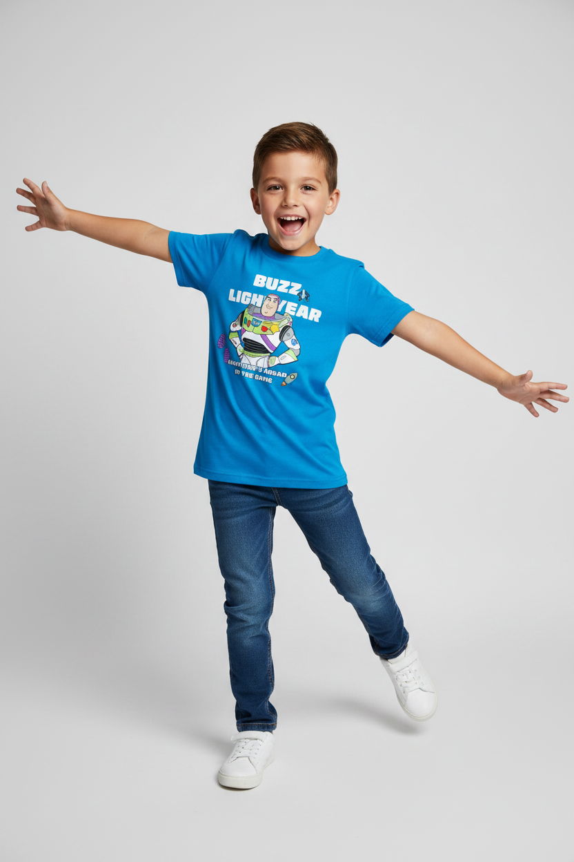 Camisa azul buzz game niño St Jacks 3030229101 toy story