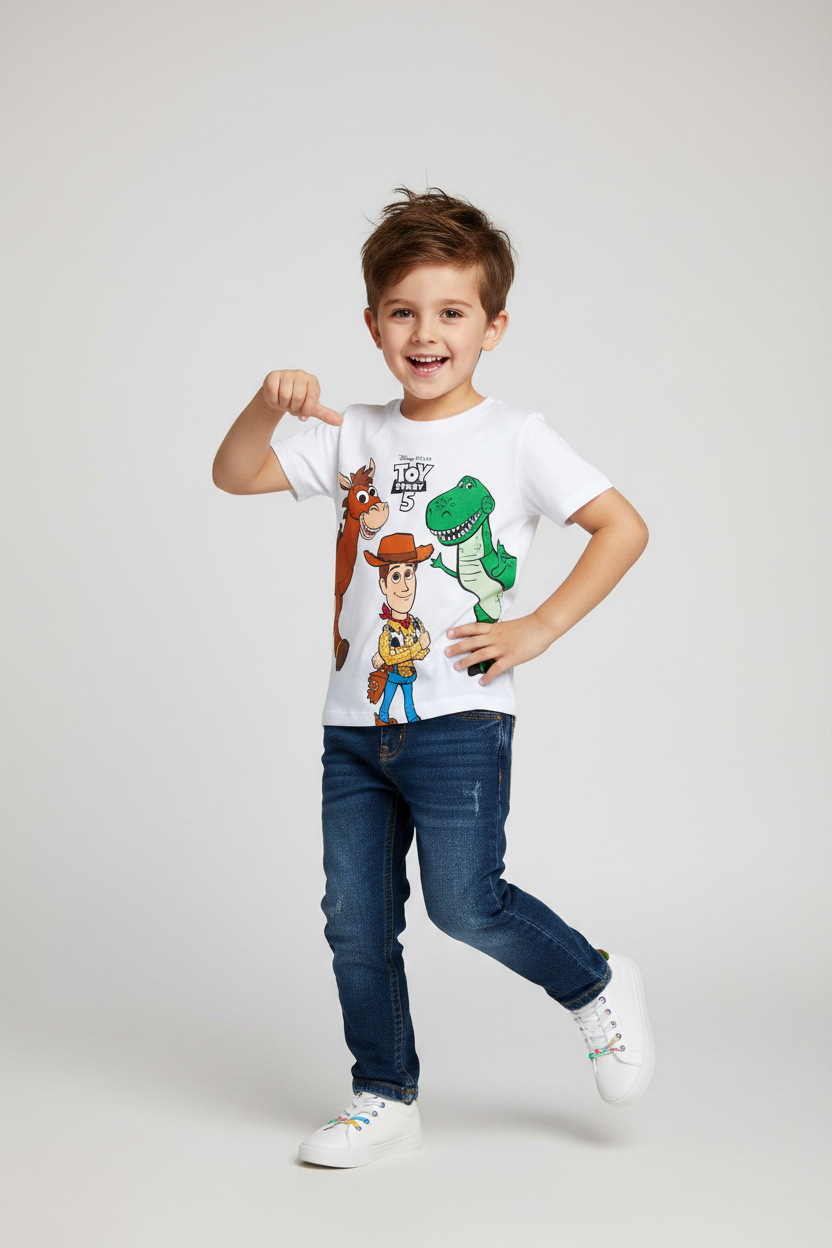 Camisa blanca woody and friends niño St Jacks 3030229104 niño toy story