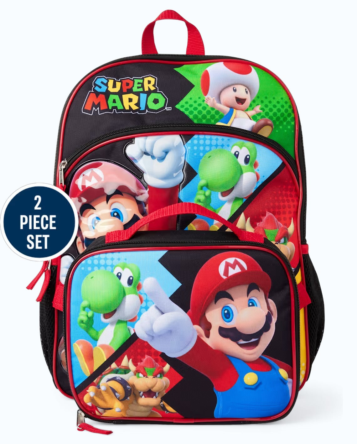 Set 2 piezas mochila lonchera mario bros niño Childrens Place 3054116