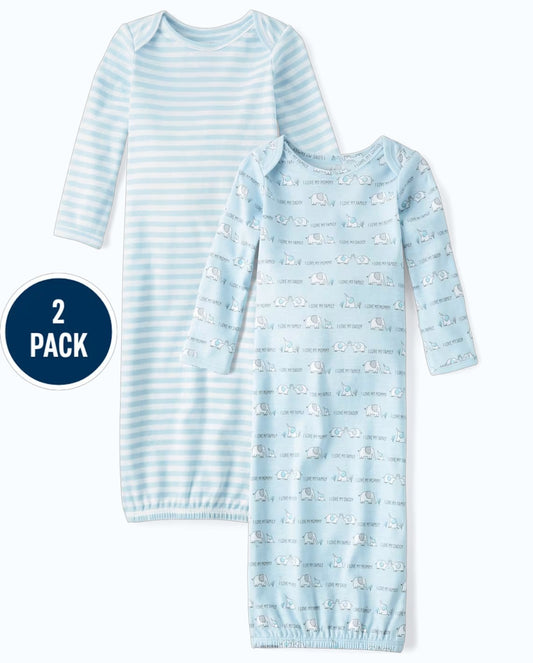 Set conjunto 2 piezas pijama azul bebe niño Childrens Place 3055134