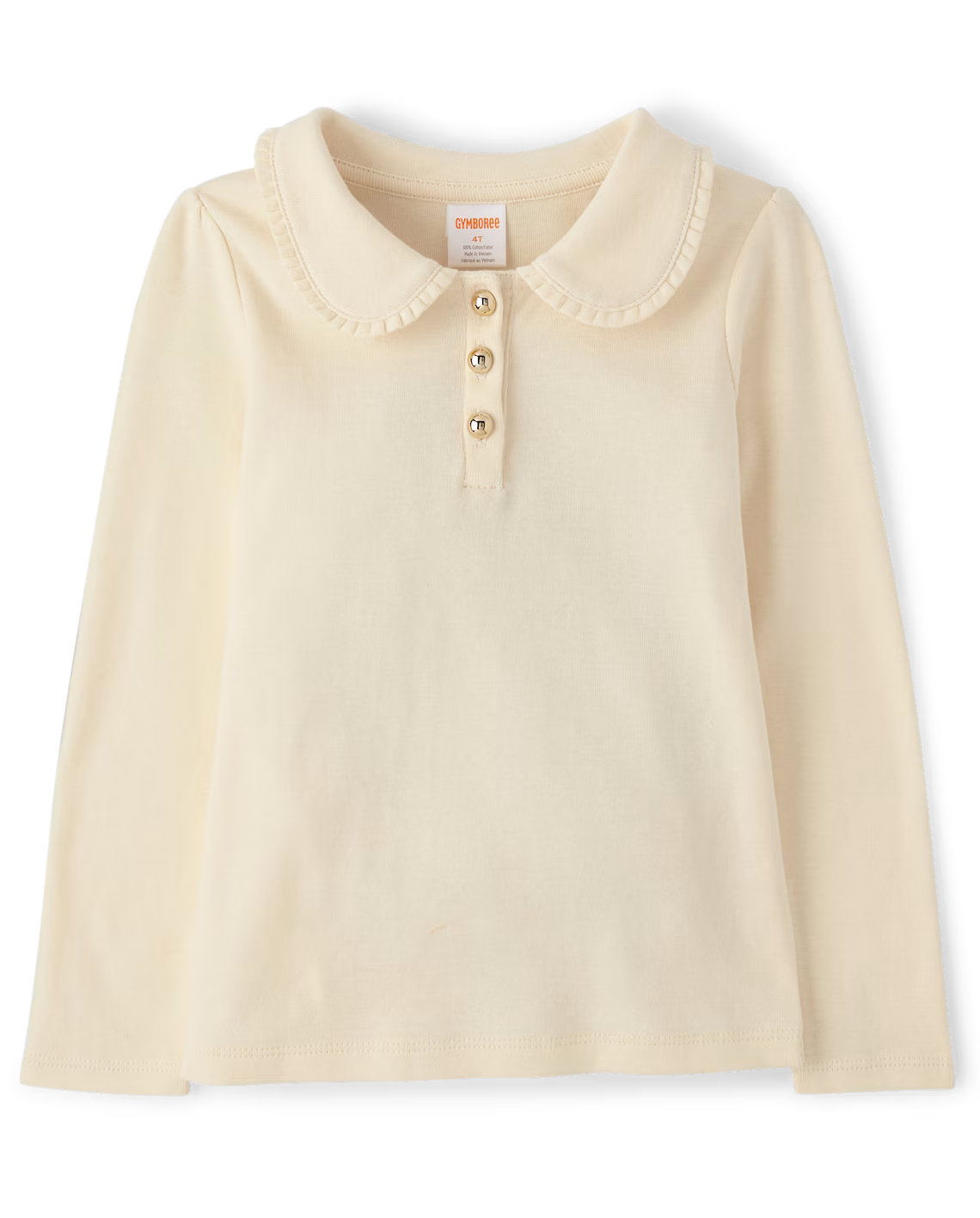 Camisa beige niña Gymboree 3056239 Coello español Peter Pan