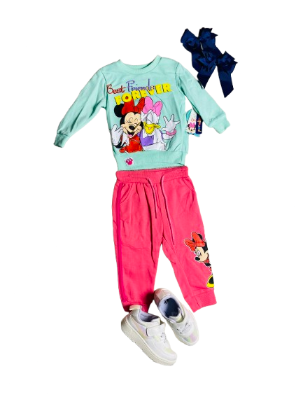 Set 2 Piezas pijama Minnie Disney niña