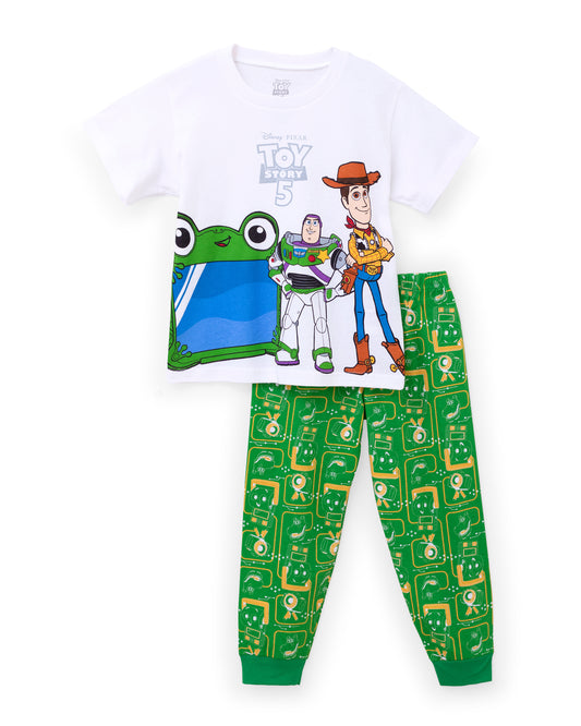 Set conjunto Pijama 2 piezas camisa blanca pantalon verde toy story niño St Jacks 3080184602