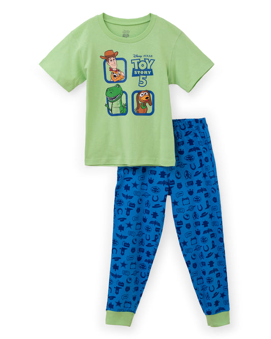 Set conjunto Pijama 2 piezas camisa verde pantalon azul Toy Story St Jacks 3080184701