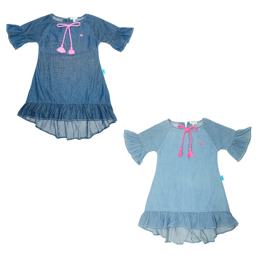 Vestido jeans azul claro niña AEROPOSTALE 3095