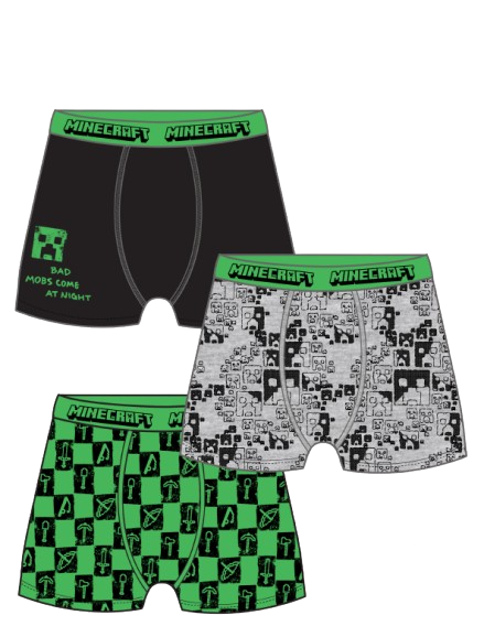 Paquete de 3 boxer Minecraft St Jacks 3133459901