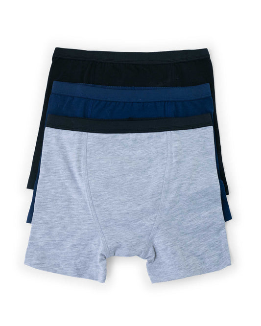 Set paquete 3 boxers azul negro gris niño St Jacks 3140005901