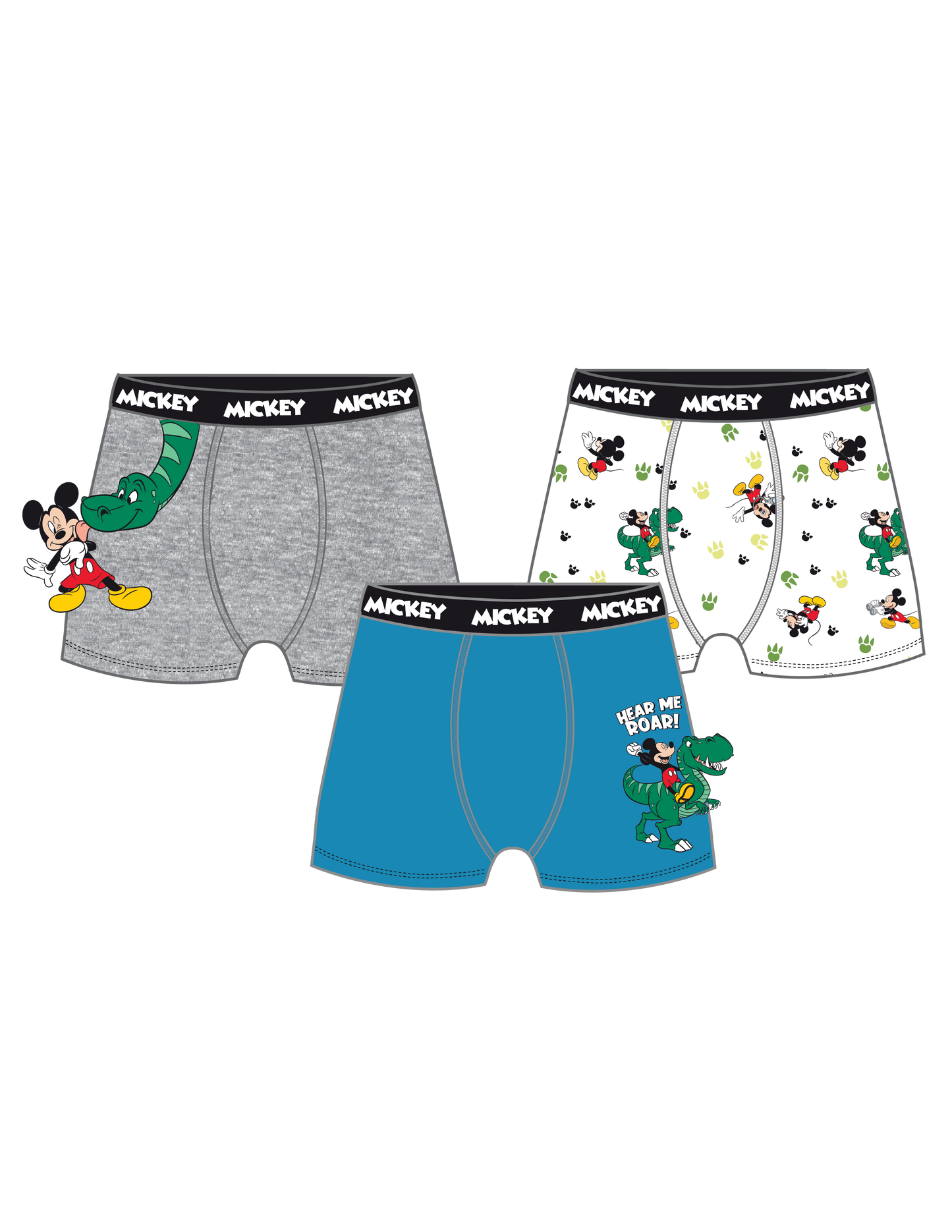Set 3 ropa interior mickey niño St Jacks 3140006101