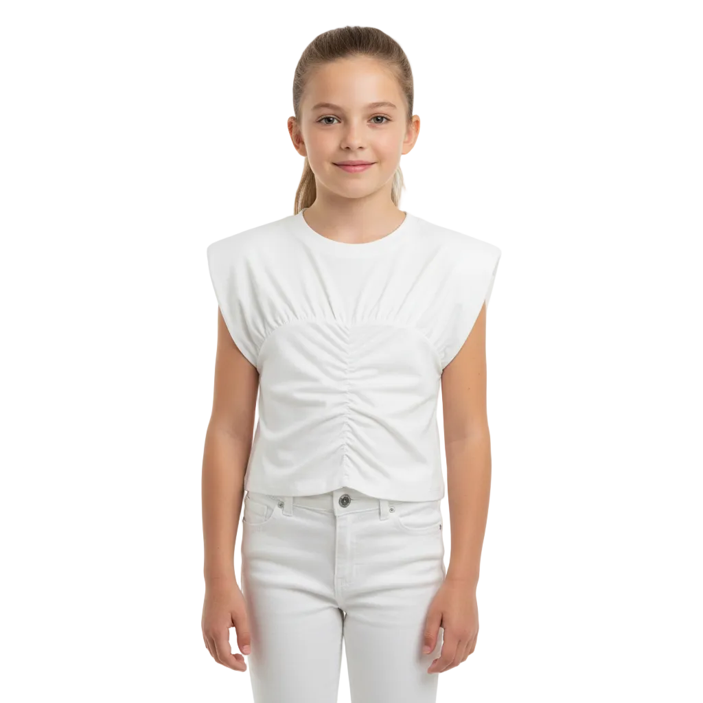Camisa blusa Gloss Blanca Niña Grande 31825-000106