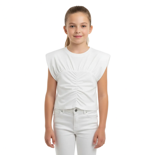 Camisa blusa Gloss Blanca Niña Grande 31825-000106
