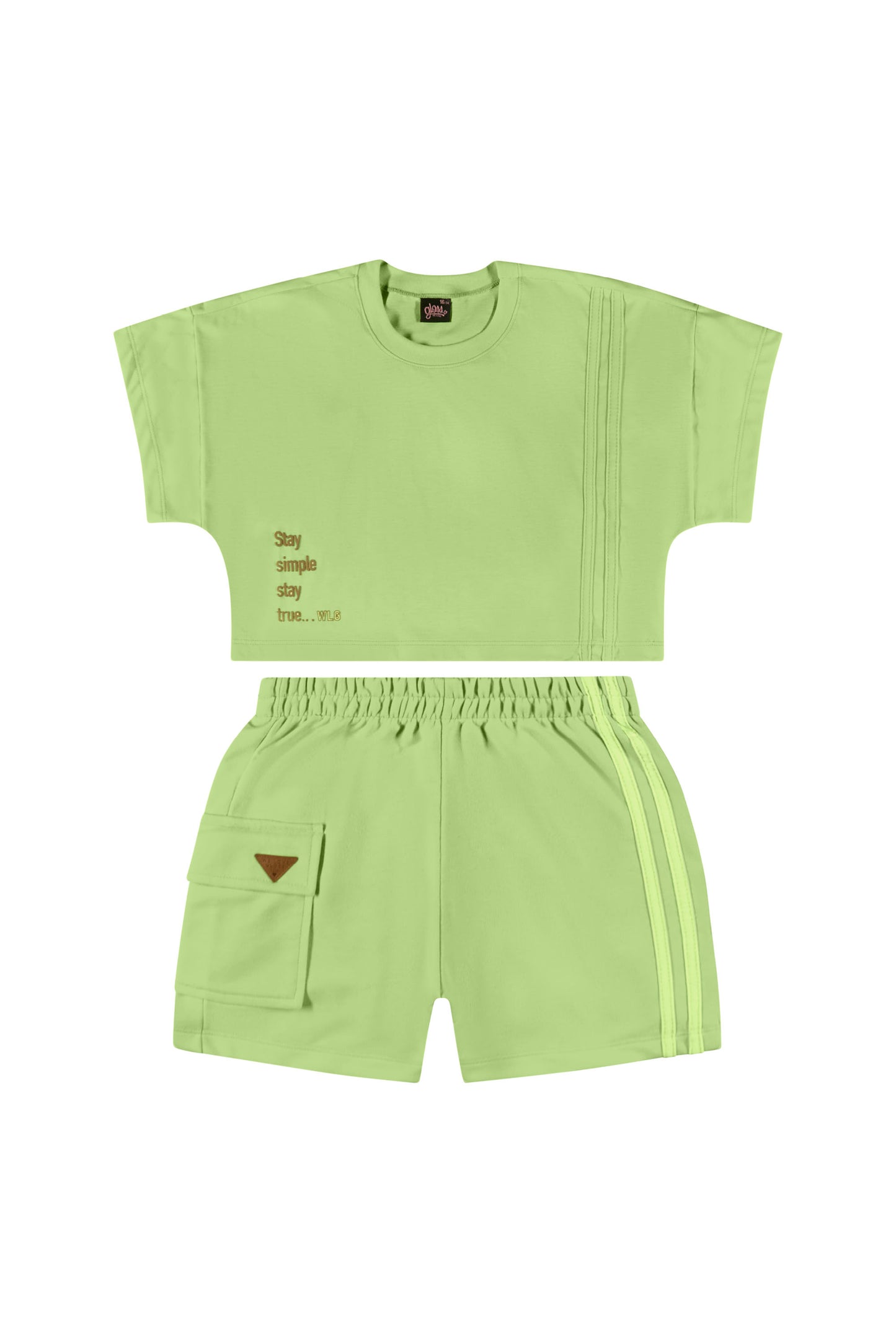 Conjunto Gloss Verde Niña Grande 31836-020225