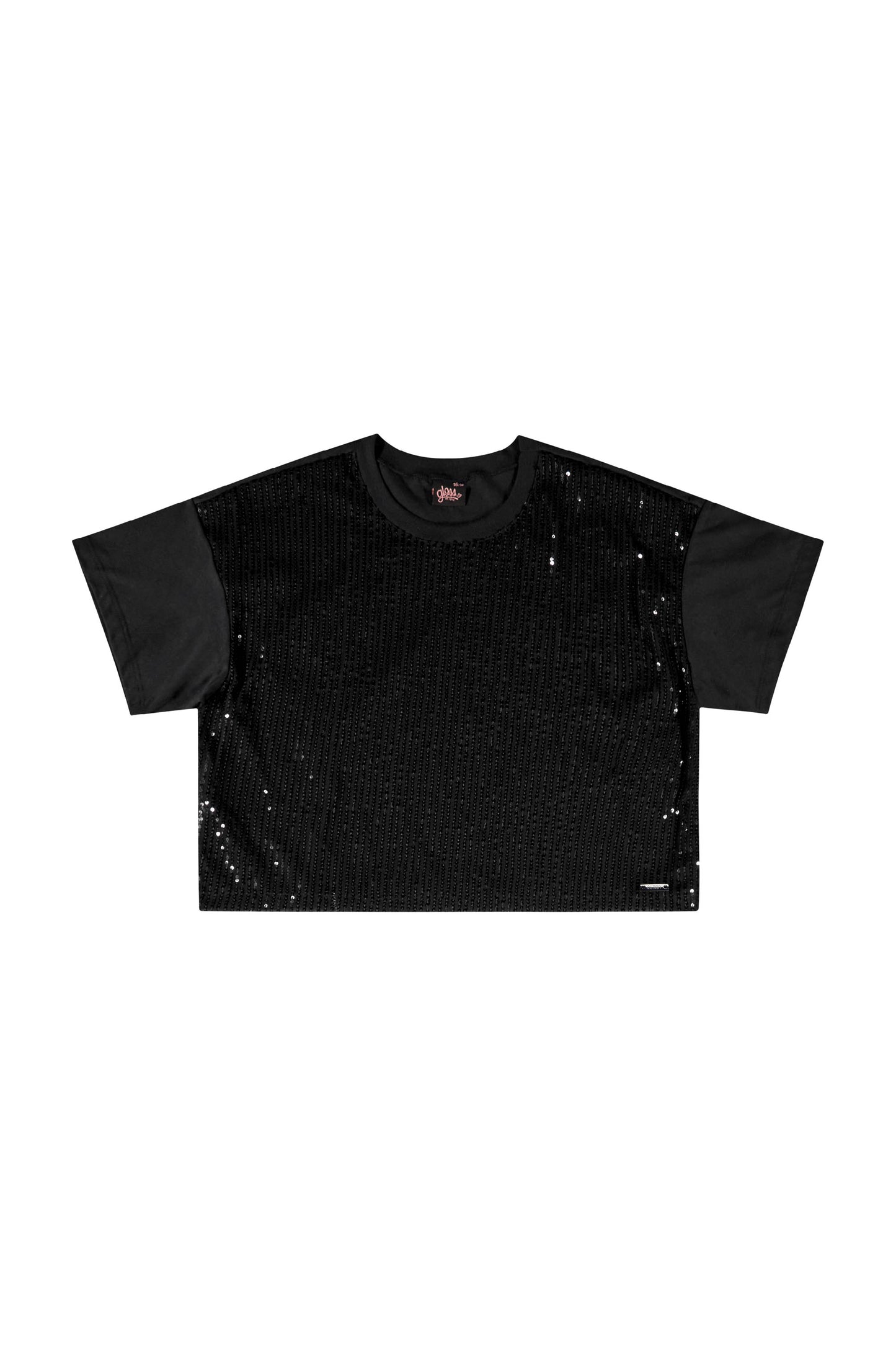 Blusa Gloss Negra lentejuelas Niña Grande 31840-008910