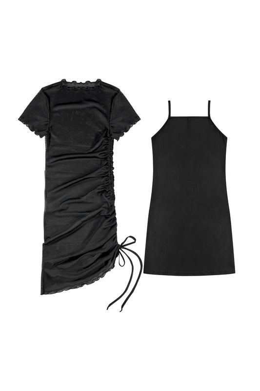 Vestido Gloss Negro Niña Grande 31851-008910