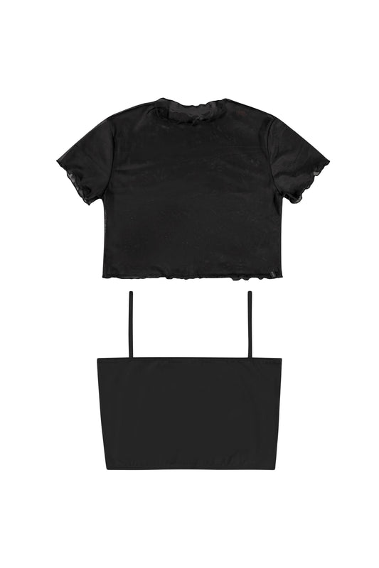 camisa blusa Gloss Negra Niña Grande 31852_008910