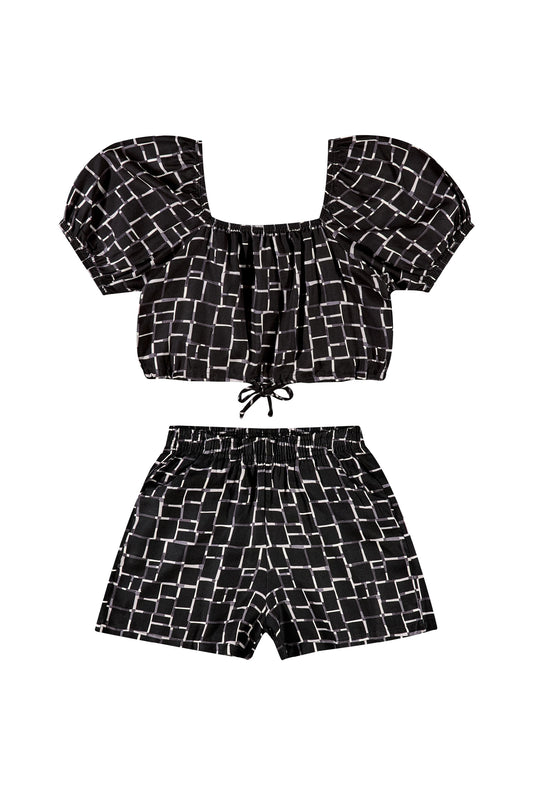 Conjunto Gloss Negro Niña Grande 31859-008910