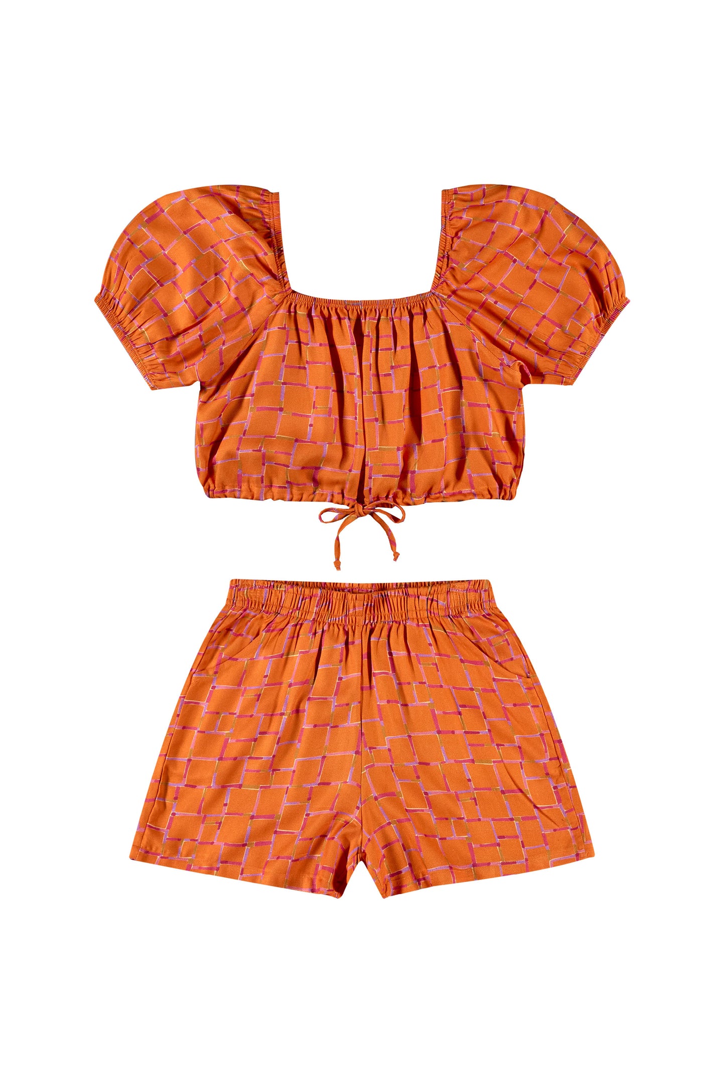 Conjunto Gloss Naranja Niña Grande 31859-171562