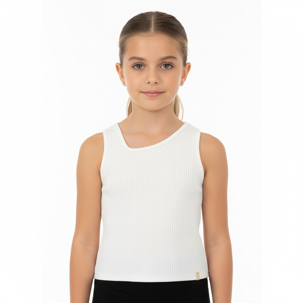 Camisa Blusa Gloss Blanca Niña Grande 31875_000106