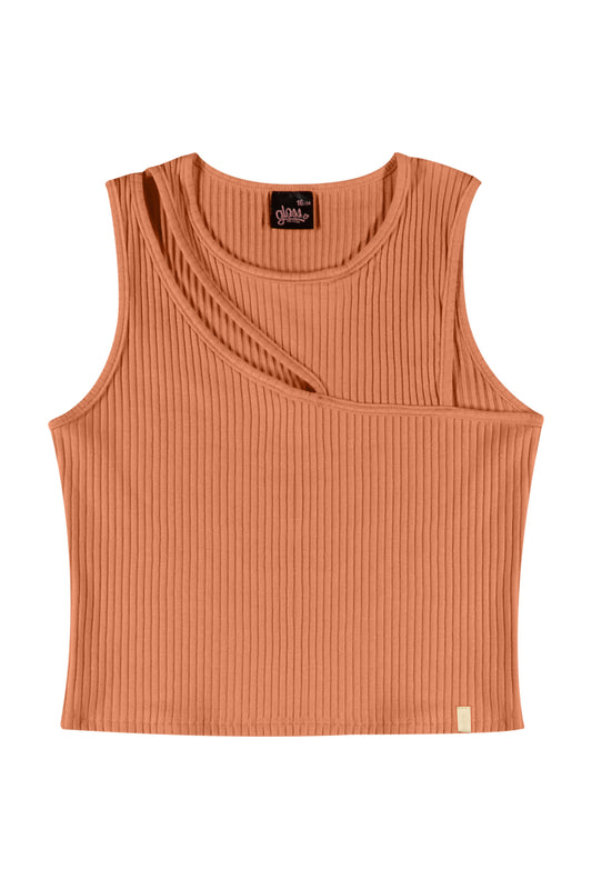 Camisa Blusa Gloss Naranja Niña Grande 31875-151247