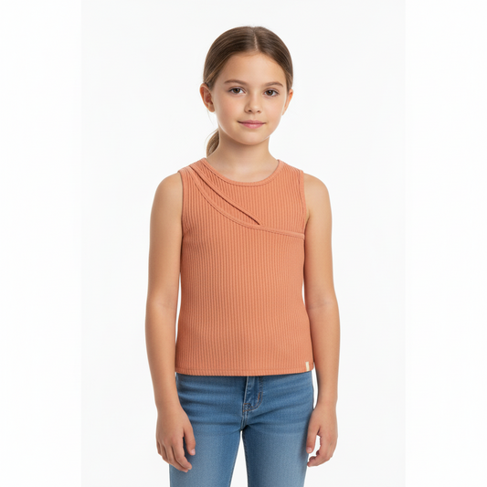 Camisa Blusa Gloss Naranja Niña Grande 31875-151247